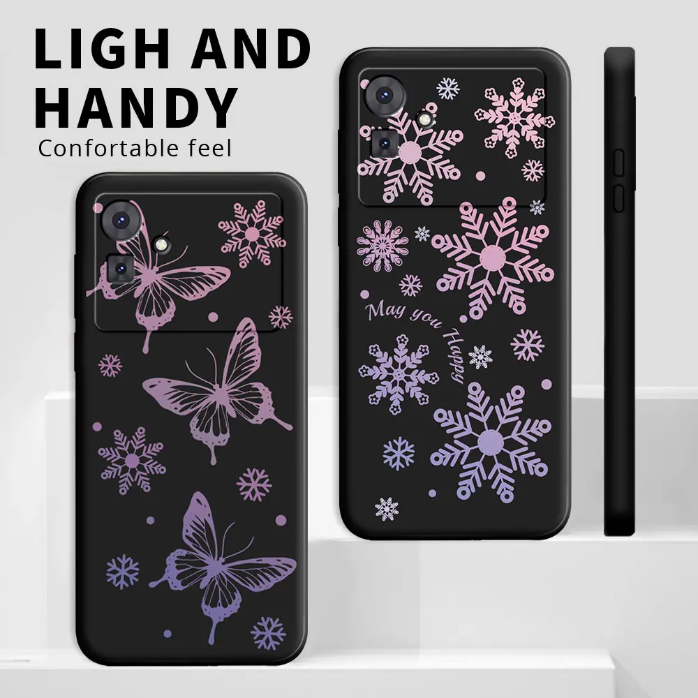 Funda de silicona para Cubot Note 21 4G, carcasa trasera con dibujos de gato y flores, a prueba de golpes, suave, TPU, para Cubot Note 50 - imagen 3