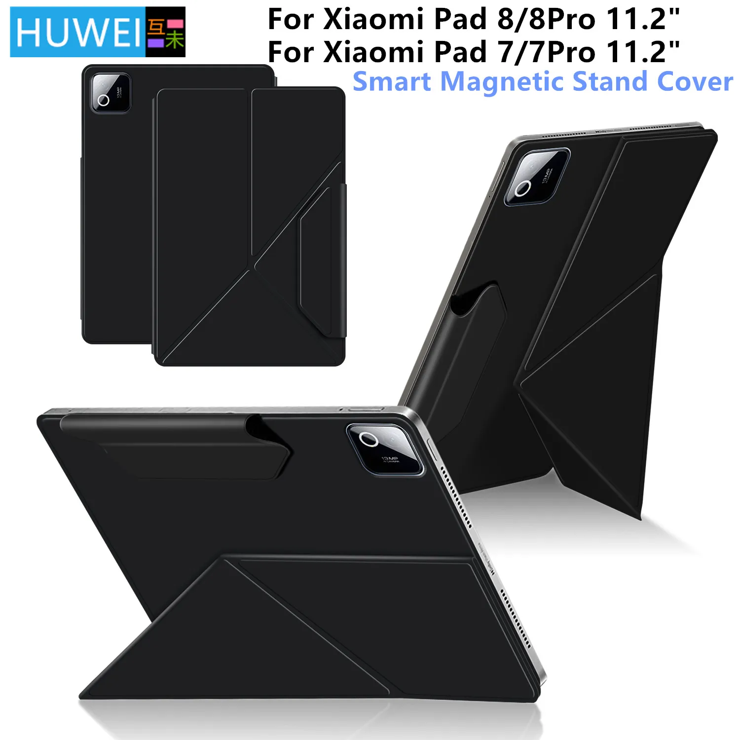 Funda magnética plegable en Y para Xiaomi Pad 8, funda inteligente con soporte para Xiaomi Mi Pad 7 8 MiPad7 Mipad8 Pro, funda protectora para tableta de 11,2 pulgadas