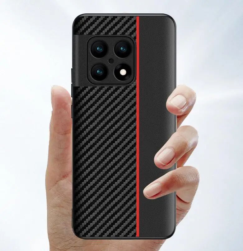 Funda de fibra de carbono para Oneplus 10 Pro PC, cubierta de lujo antigolpes para One Plus 10Pro Oneplus 10 1 + 10 Pro 6,7"