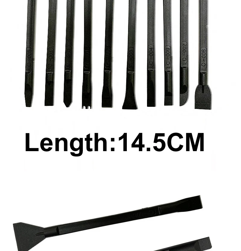 10 unids/set 10 en 1 palanca de plástico de doble cabezal desmontaje Spudger palanca Kit de herramientas de apertura para teléfono móvil reparación de ordenador abierto - imagen 3