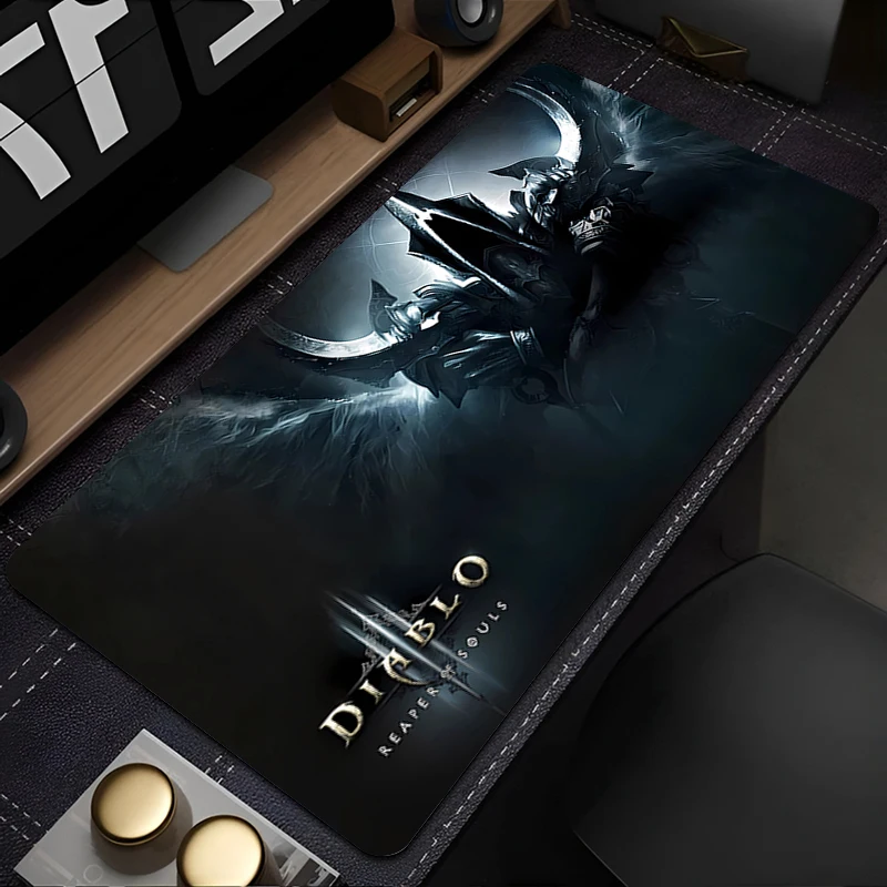 Alfombrillas de ratón D-diablo 4, alfombrilla protectora para escritorio, alfombrilla para ratón para juegos, decoración de mesa de oficina, teclado, alfombrilla larga, alfombrillas para jugadores de ordenador de dibujos animados - imagen 2