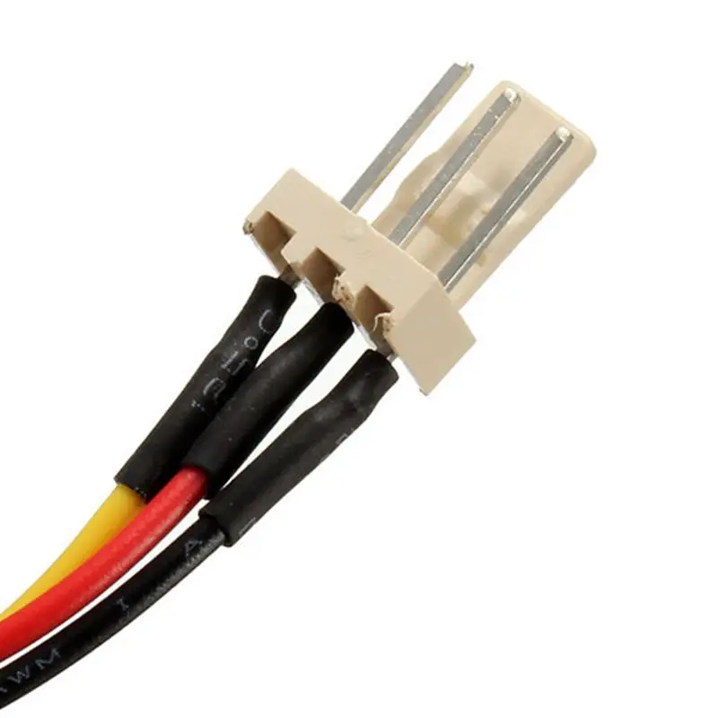 Cable de extensión de ventilador de 3 pines Cable de extensión de ventilador de CPU macho a hembra Cable de extensión de 3/4 pines Cable de extensión de alimentación de ventilador - imagen 5