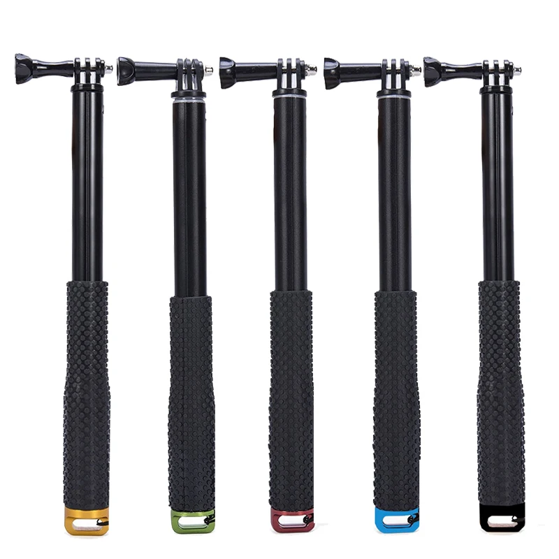 Palo de Selfie de mano extensible de aluminio, palo telescópico para GoPro Hero 13, 12, 11, 10, 9, 8, Insta360, X4, DJI Osmo Action 5 Pro 4