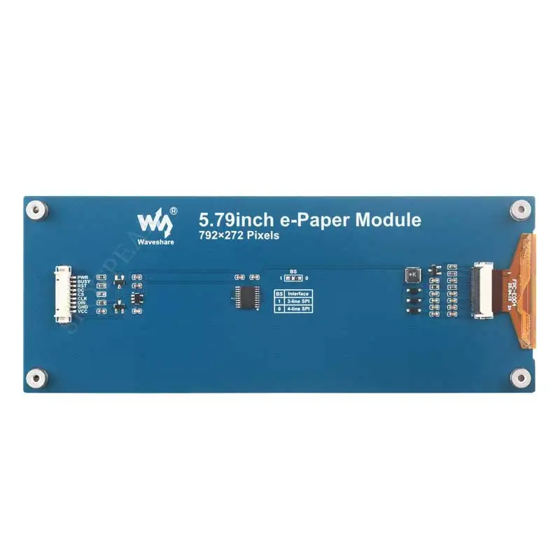 Tinta de papel electrónico de 5,79 pulgadas (B) pantalla roja-negra-blanca 792x272 para Arduino /Raspberry Pi /Jetson Nano/STM32 - imagen 4