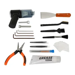 Kit de limpieza de impresora 3D, 17 piezas que incluyen cepillos, pinzas, agujas de acero y alicates para una mantenimiento eficiente