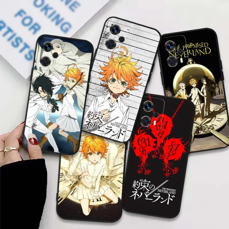 The Promised Neverland para Motorola Edge 60 50 40 E22i E22 E15 S X30 G G24 Pro Stylus Play Power 5G 2025 funda de teléfono