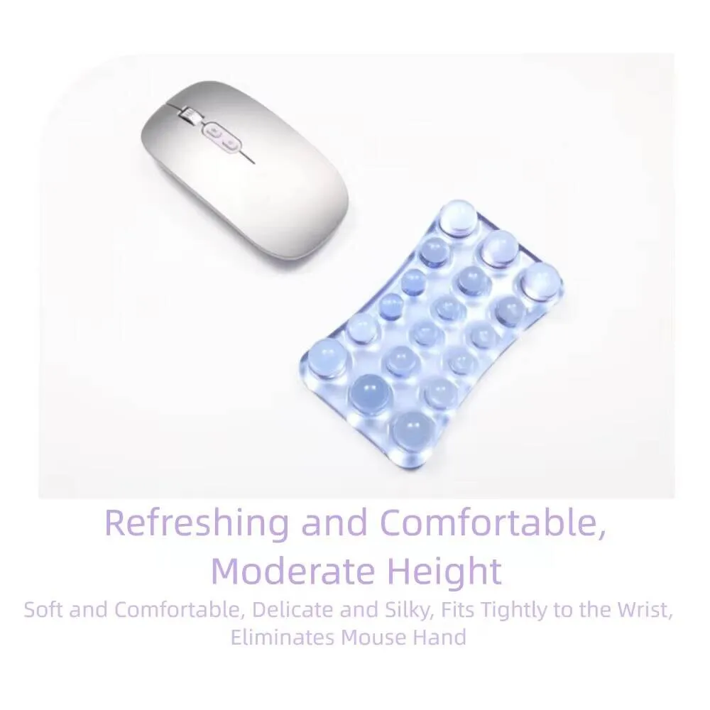 Alfombrilla de ratón ergonómica estilo gato negro Kawaii, espuma viscoelástica, soporte de rebote lento, alivio del dolor, reposamuñecas antideslizante para oficina