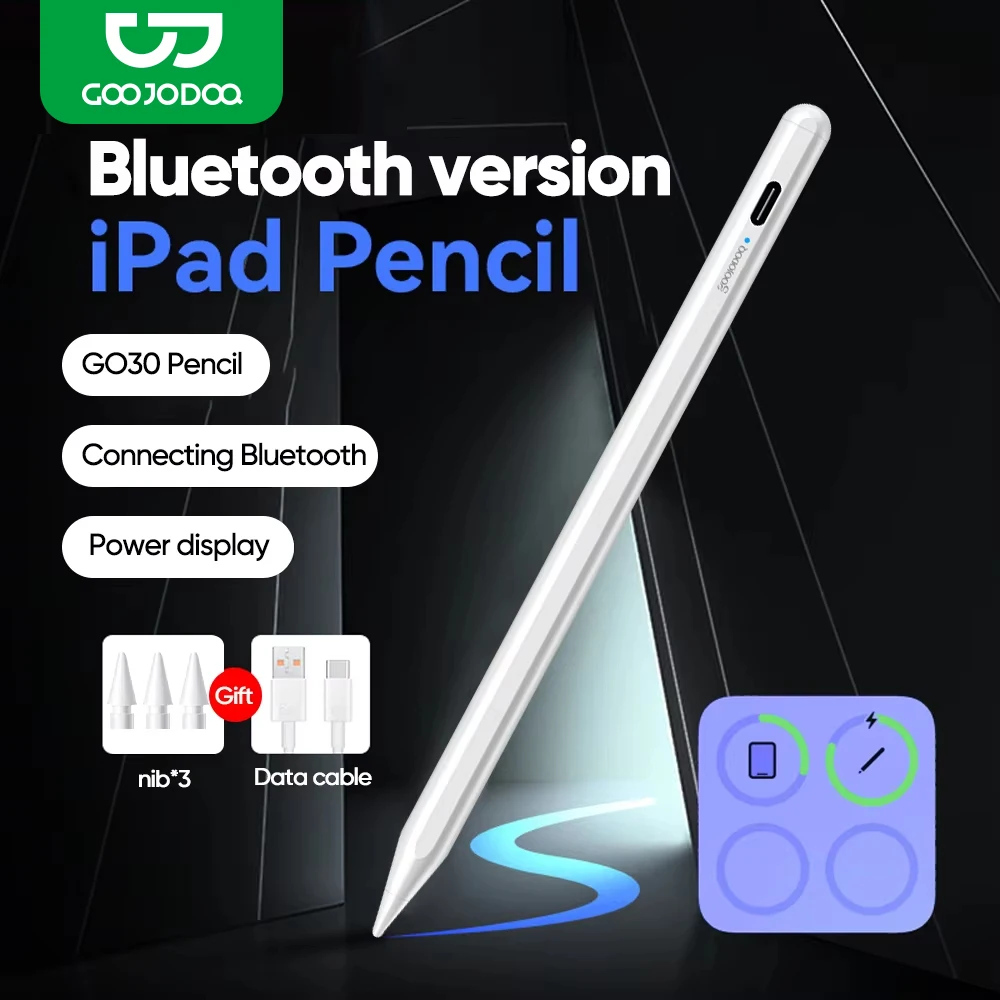 Para Apple Pencil 2 1 para iPad lápiz Bluetooth lápiz óptico para iPad Pen 2022 2021 2020 2019 2018 Pro 11 13 2024 para Apple Pencil - imagen 2
