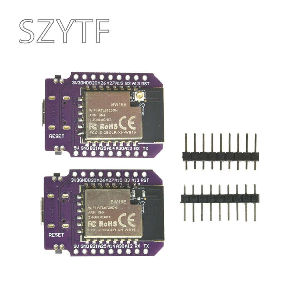 Mini placa de desarrollo BW16 RTL8720DN: WiFi de doble banda y Bluetooth 5,0 BLE para Arduino y electrónica de bricolaje