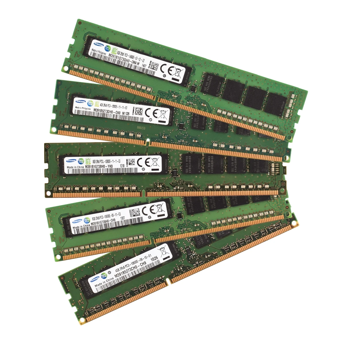 SAMSUNG DDR3 DDR3L Memoria de servidor ECC RAM para servidor PC3-12800E 14900E 10600E Memoria de estación de trabajo 1333 1600MHz 1866MHz Memoria - imagen 3