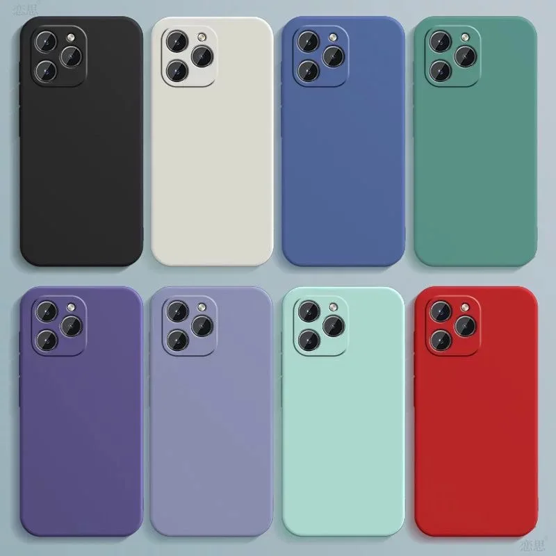 Funda de lujo para Realme 15T, Funda Realme 15T, Fundas Coque Original de silicona líquida suave, funda de teléfono de TPU Realme 15T - imagen 3