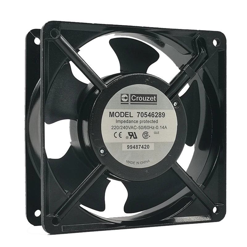 Nuevo para 70546289   12038 220V 0.14a 50/60hz 12cm gabinete de flujo axial ventilador general 12cm 120*120*38mm