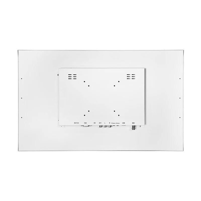 Monitor de marco abierto táctil LCD 1920*1080 de carcasa de metal blanco de montaje en pared de 21,5 pulgadas de nuevo estilo de fábrica - imagen 3