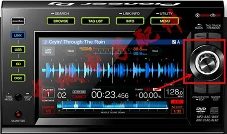 Original Pioneer CDJ2000 2000NEXUS 2000NXS2 selección de canciones perilla de potenciómetro MARRÓN DSX1080 - imagen 3