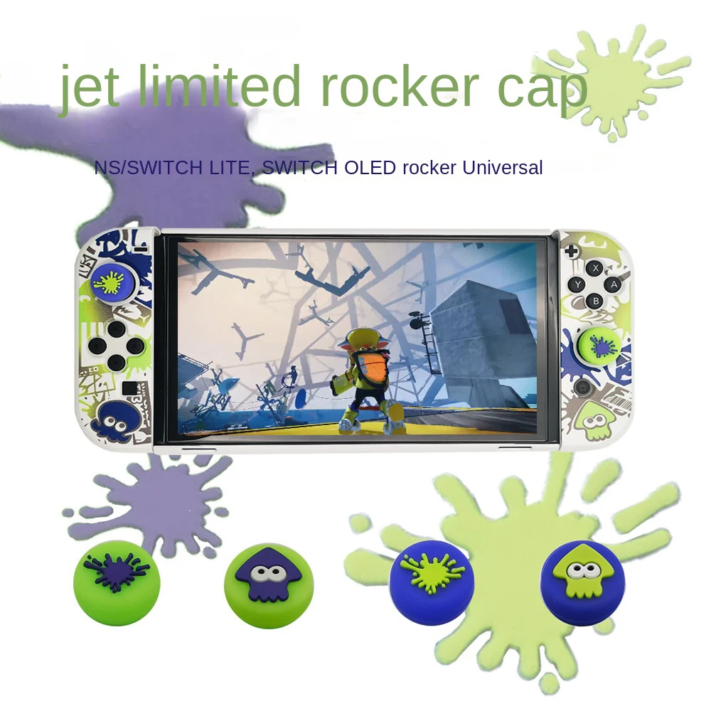 Thumbstick de silicona suave para Nintendo Switch, cubierta protectora para mando de Nintendo Switch OLED/Lite Joy-con, 1/4 piezas