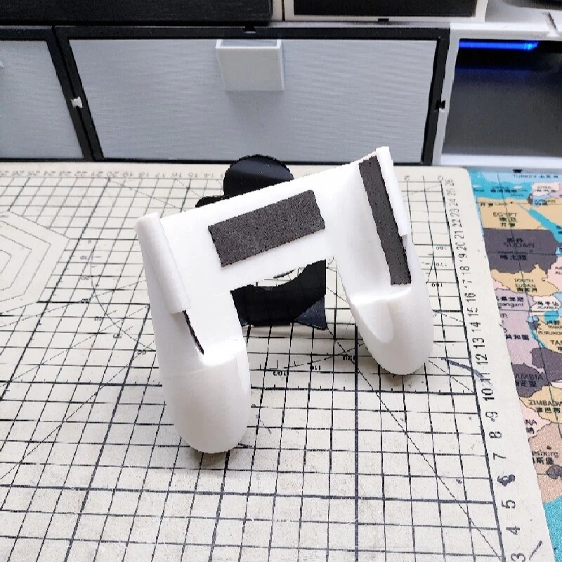 Para Anbernic R36S Grip consola de juegos con impresión 3D, manoplas de mano, Base de palma, soporte de placa de mesa, accesorios - imagen 4