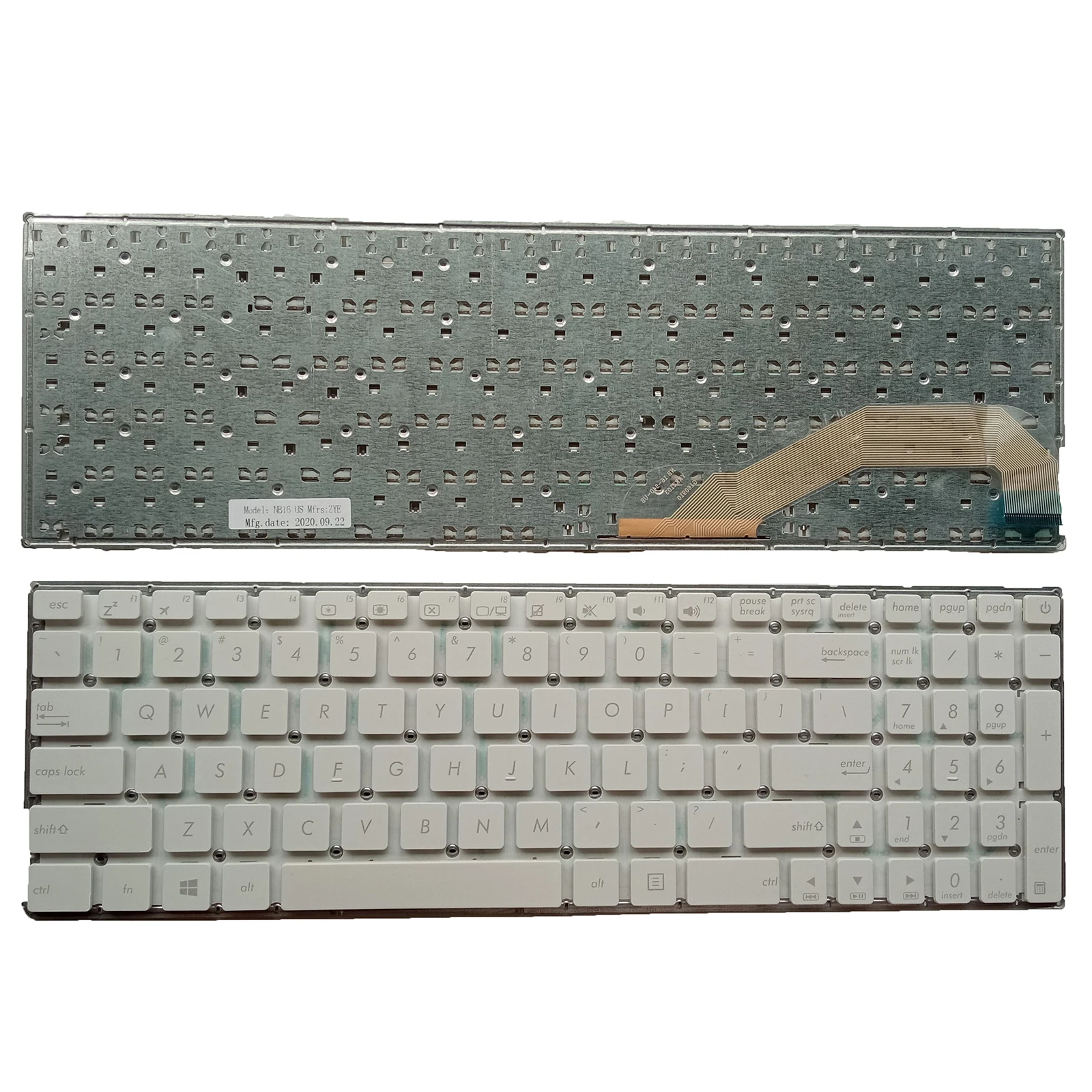 Teclado de EE. UU. Para ASUS X540, X540L, X540LA, X540S, X540SA, X540Y, X540YA, X540U, X540M, X540B