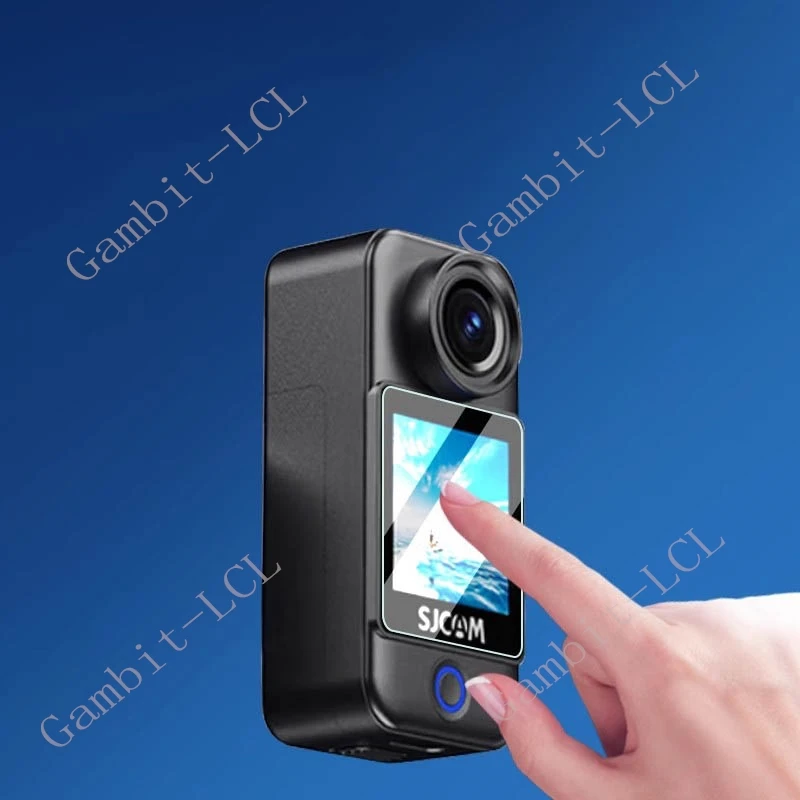 3 uds 9H vidrio templado para SJCAM C300 C200 SJCAMC300 SJCAMC200 película protectora de pantalla de cámara de acción de bolsillo - imagen 4