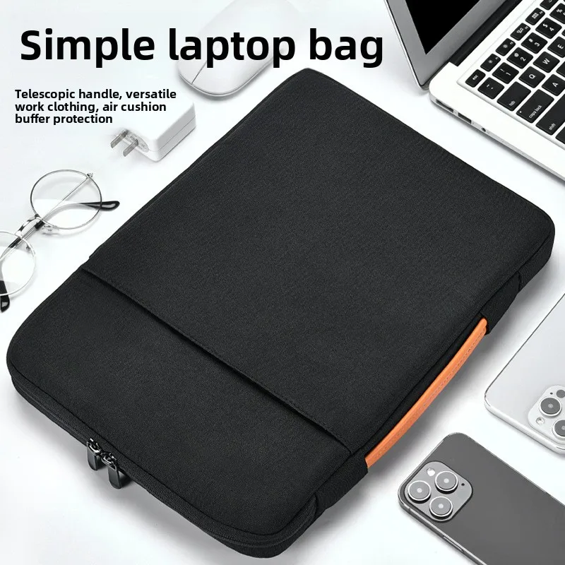 Funda de terciopelo para portátil MacBook Pro 13 14 15 16, bolsa para portátil a prueba de golpes, funda protectora para MacBook Air 13, bolsa para portátil de moda - imagen 2