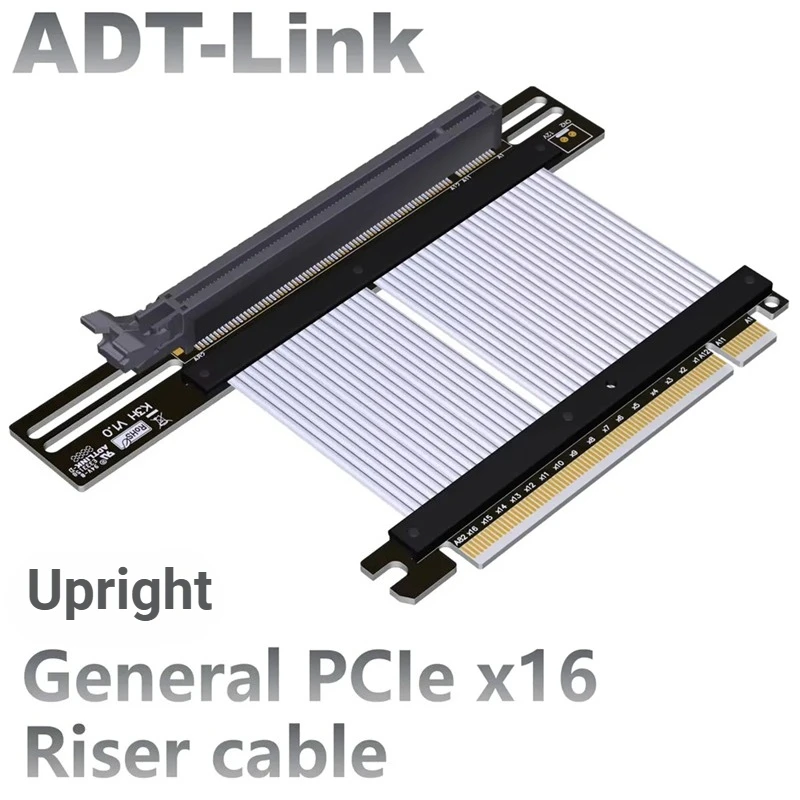 Cable elevador K33SH PCI para tarjeta de Cable Flexible EXPRESS 16x, adaptador de puerto de extensión GEN4 de alta velocidad, tarjeta PCIe 4,0 X16 Riser para GPU - imagen 3