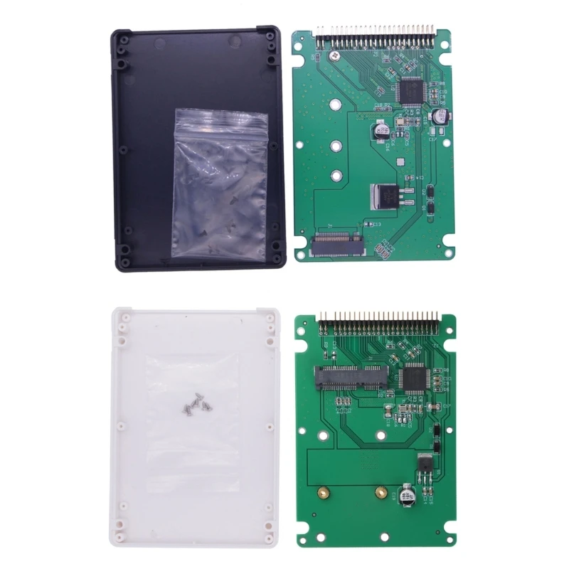 Funda de carcasa mSATA a IDE, Mini PCIE msata SSD a disco duro IDE HDD de 2,5 pulgadas, tarjeta de 44 Pines, adaptador PCIExpress Sata, 1 unidad