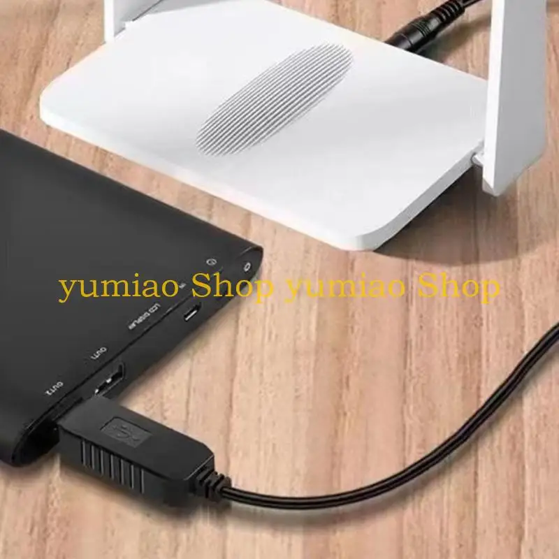 587B Cable a 5/9/12V Cable carga DC5.5x2.1 mm voltaje USB - imagen 2