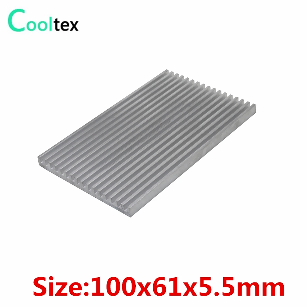 Disipador de calor de aluminio para Chip RAM LED IC, enfriador electrónico de refrigeración, 100x61x5,5mm, oferta especial