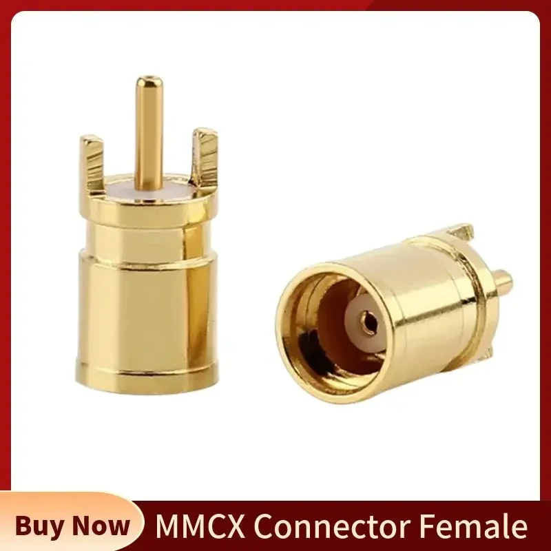 Conector hembra MMCX de 10 piezas para dispositivos electrónicos, clavija para auriculares, para SE535, SE425, SE315, SE846, SE215 - imagen 2