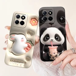 Funda silicona Panda para Honor X8a/X8b – Dibujos animados
