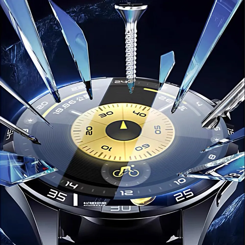 Protector de pantalla HD Premium de 5 uds para Huawei Watch GT6 41mm 46mm GT6 Pro vidrio templado con fácil Kit de instalación de alineación automática - imagen 3