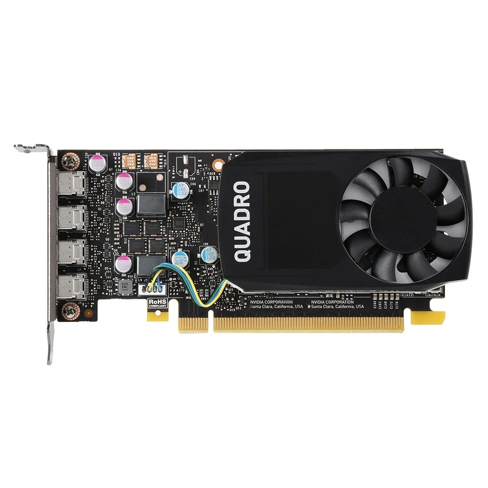 Tarjeta gráfica Original para Quadro P600, diseño de operación de gráficos profesional, 2GB, modelado de gráficos 3D, reproducción de Video, Clip - imagen 5
