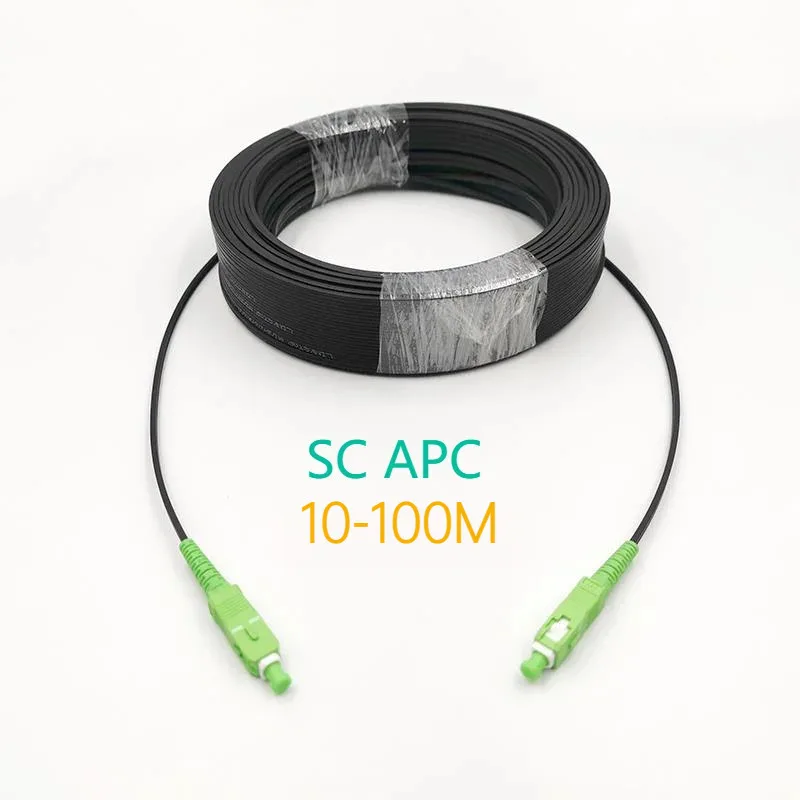 Cable de Fibra Óptica FTTH SC/APC Simplex Monomodo Exterior