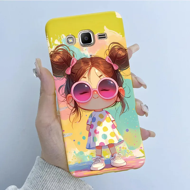 Para Samsung Galaxy Grand Prime Plus G530 G531 funda de teléfono flor niñas suave silicona TPU carcasa trasera para Samsung J2 Prime cubiertas - imagen 2