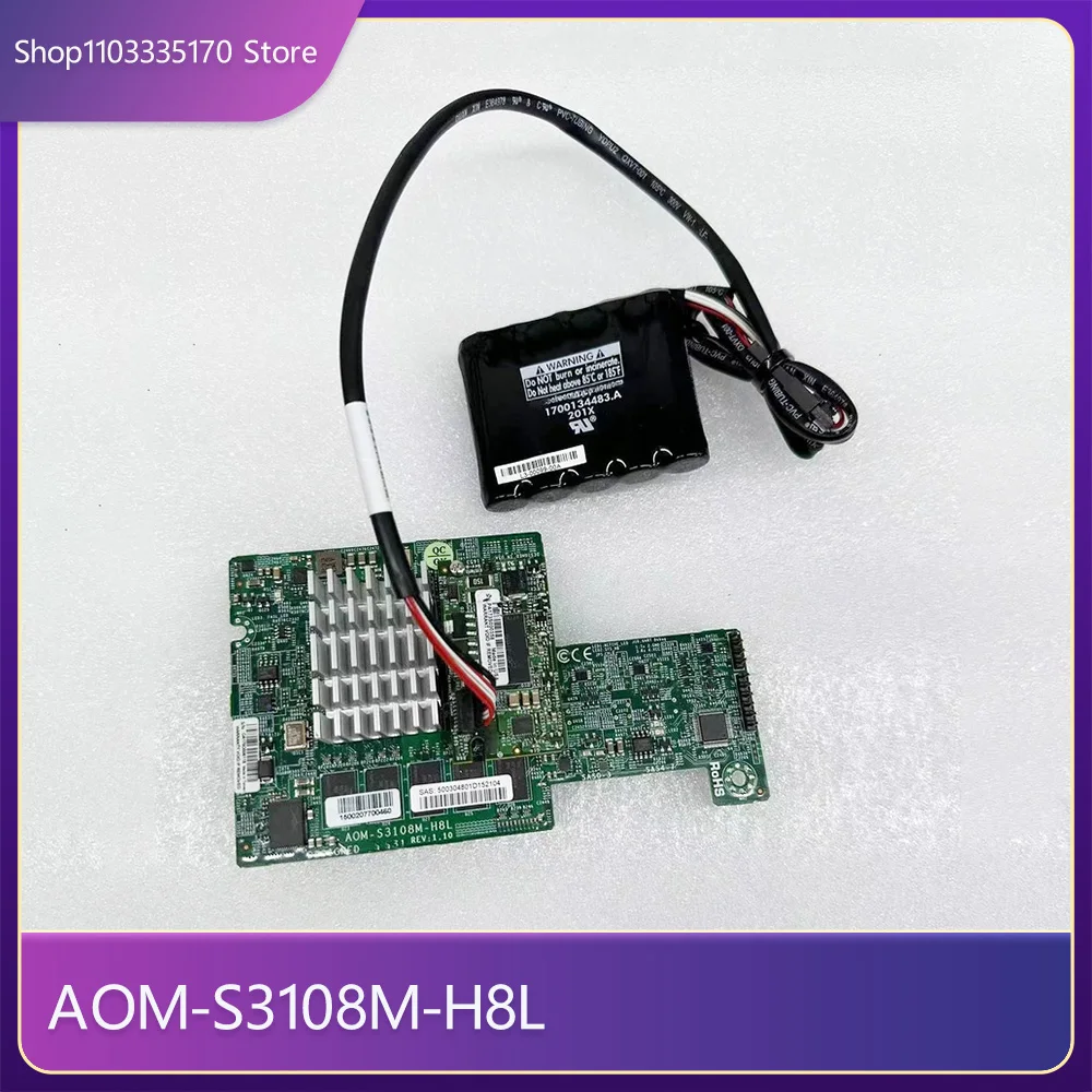 Tarjeta de matriz SAS AOM-S3108M-H8L de 12 GB - imagen 2