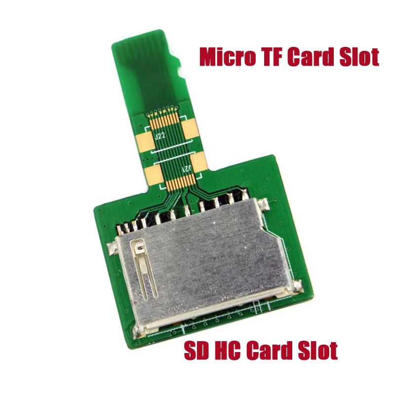 Convertidor de tarjeta SD HC a Micro TF para cámara, ordenador, teléfono móvil, adaptador de extensión de tarjeta de memoria, extensión de lector de tarjetas de transferencia de datos