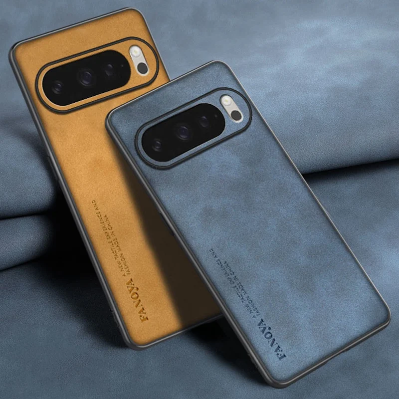 Para Google Pixel 10 Pro XL funda de teléfono de cuero PU de lujo para Google Pixel 10 Pro 5G Pixel10 funda trasera protección de silicona - imagen 2