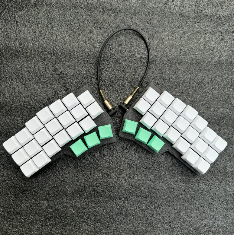 white green
