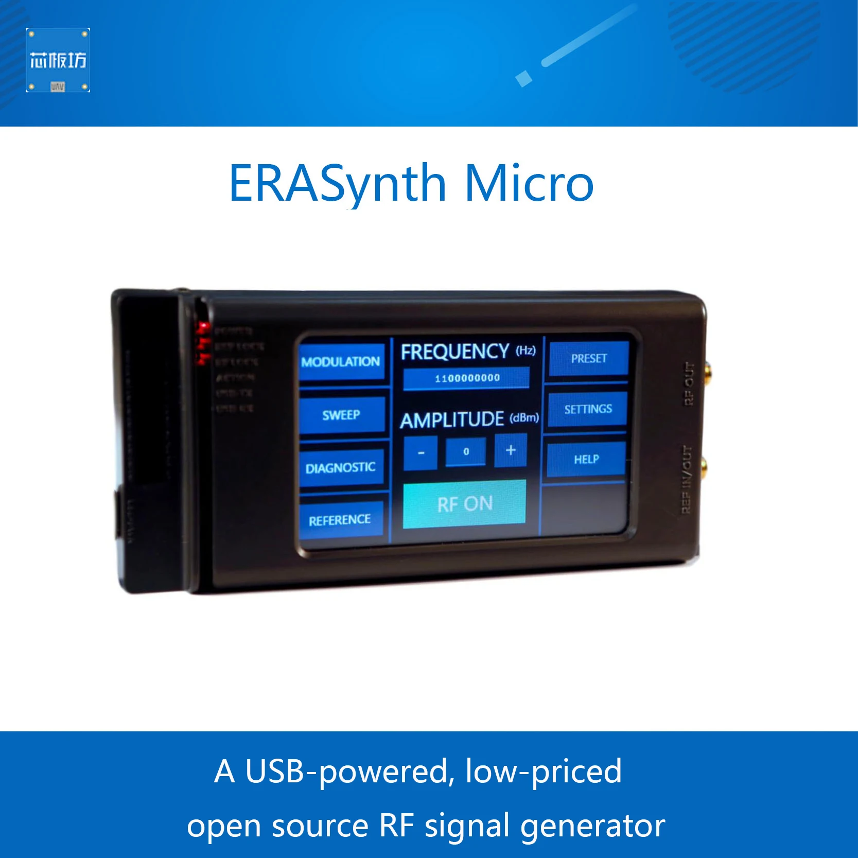 ERASynth Micro, un generador de señal RF de código abierto y de bajo precio alimentado por USB, radio de software basada en Arduino - imagen 2