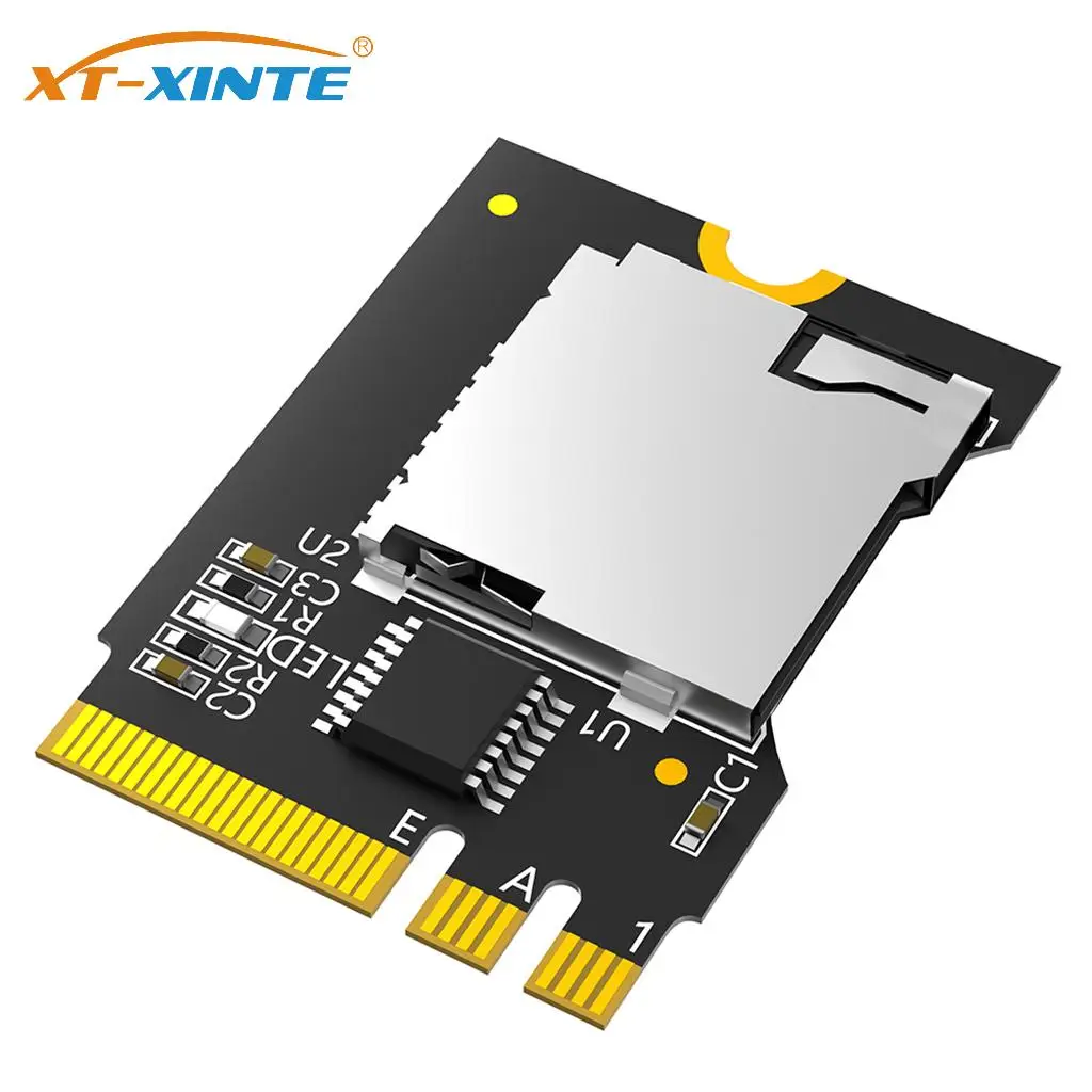 Tarjeta T-Flash TF SDHC SDXC a NGFF M.2, adaptador de A-E con indicador LED, convertidor de tamaño 2230 para ordenador portátil