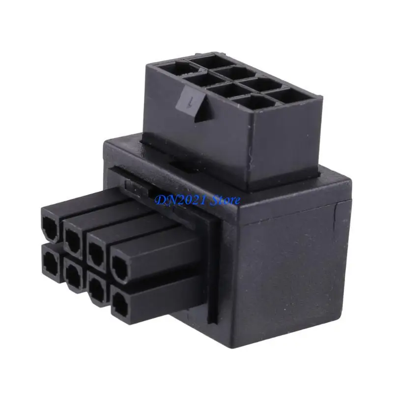 Placa base F3KE CPU 8 pines a conector adaptador corriente macho 8 pines en ángulo 90°