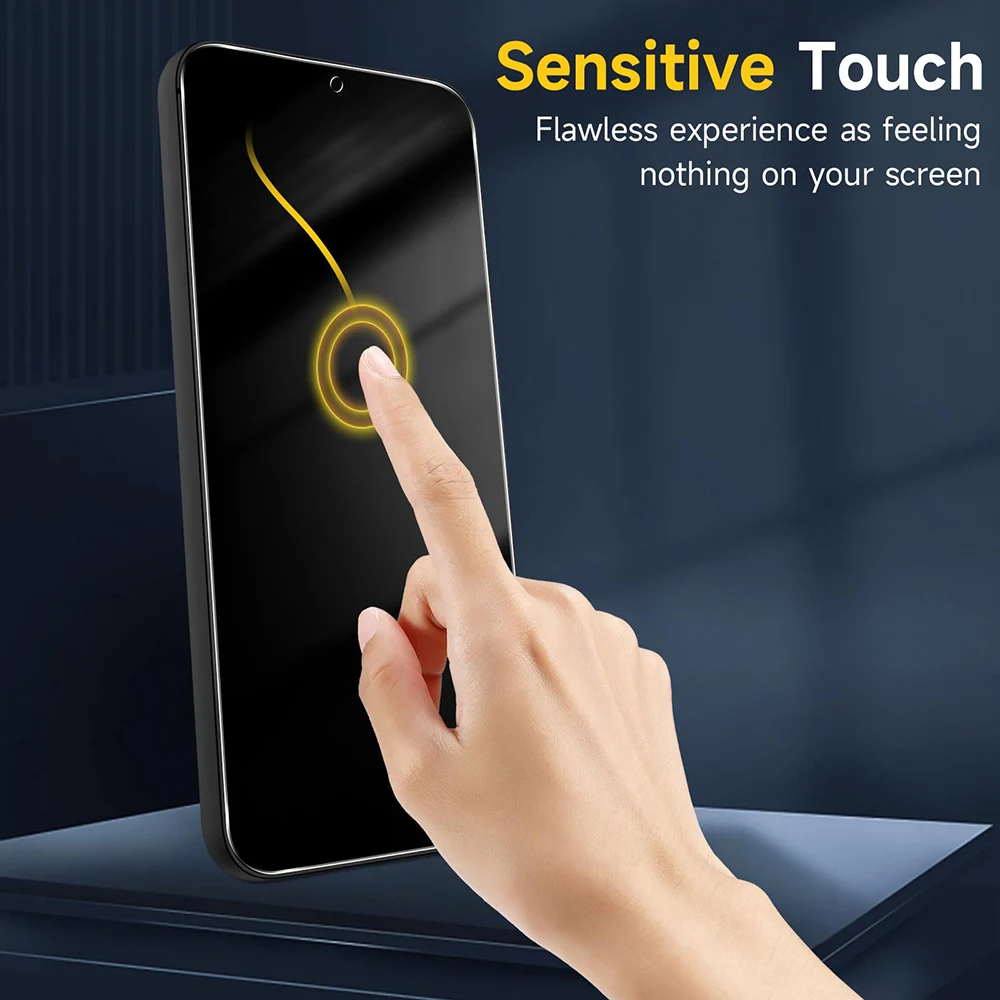 5 uds vidrio templado para Samsung Galaxy A35 A54 A13 A53 A52 A12 A22 A33 A32 A06 A52S A73 A05 A04 A55 A14 C55 M55 Protector de pantalla - imagen 3