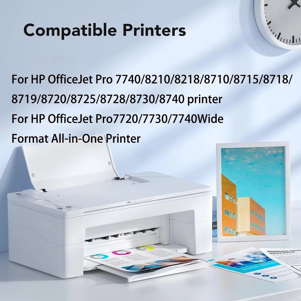 Para HP 952 - 955 953XL 954XL reinicio cartucho de tinta con Chip ARC Officejet 7740 7730 7720 8210 8216 8710 8715 8720 8725 8730 8740 - imagen 2