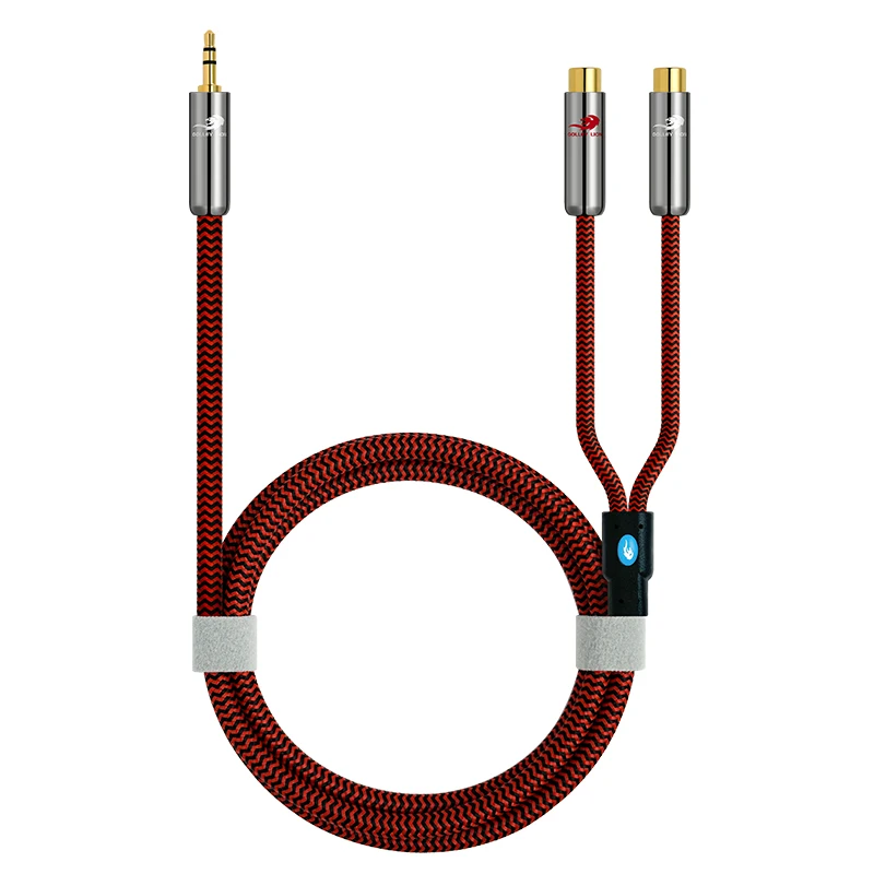 Mini Cable de Audio Jack, enchufe de 3,5mm a enchufe hembra RCA Dual para TV, PC, amplificador de Audio para coche, auriculares, 1M, 1,5 M, 2M, 3M, 5M, 8M, 10M, 15M - imagen 3