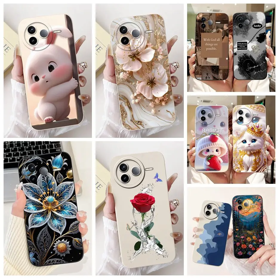 Para Xiaomi Poco F7 Pro Ultra lujosa cubierta pintada de caramelo suave TPU mate funda de teléfono para Xiaomi Poco F7 Ultra F7Pro F7Ultra 5G bolsas