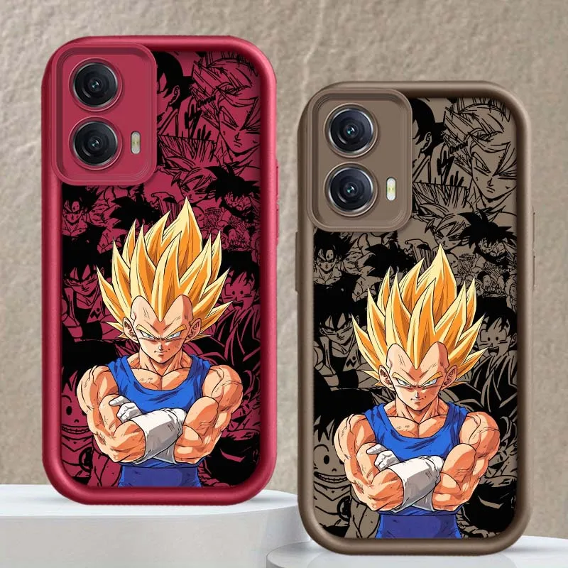 Funda de Anime d-dragon Ball Saiyan para Motorola MOTO Edge G85 G54 G35 G34 G32 G24 G13 E22 E14 G04 50 5G, funda de teléfono con escalera ocular - imagen 2