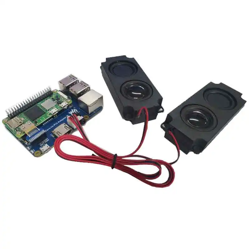 Adaptador Raspberry Pi Zero de 2W a 3B con tarjeta de sonido de Audio USB, Compatible con altavoz, funda 3B PI0 2 W, placa de expansión USB HUB RJ45 - imagen 3