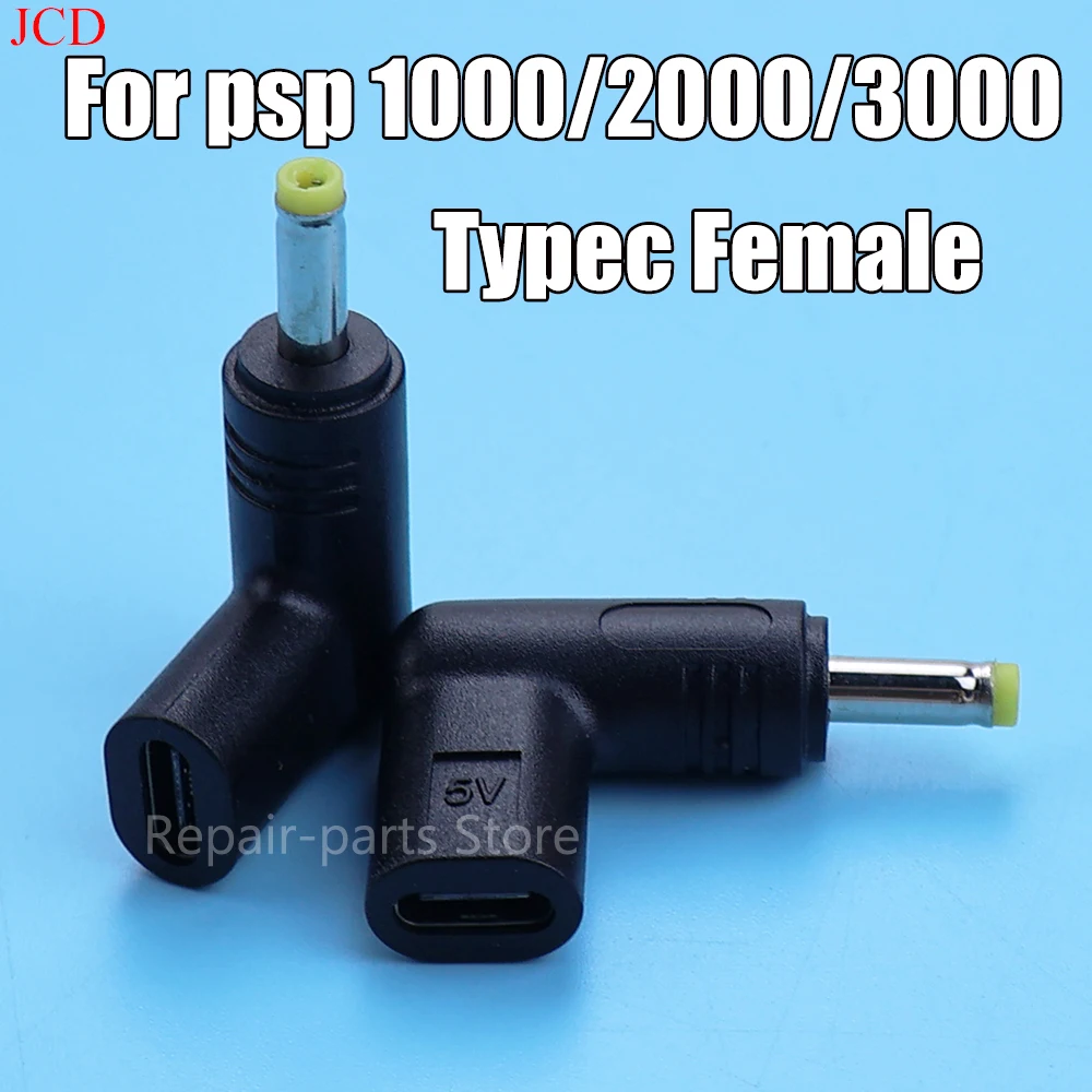 Nuevo para PSP1000/2000/3000 juego DC Jack enchufe a USB C adaptador de carga USB C cargador adaptador convertidor tipo C - imagen 2