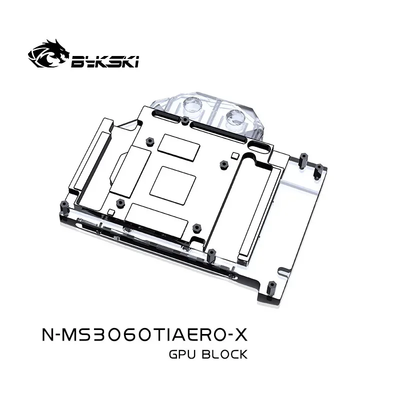 Bykski-bloque de agua 3060 Ti GPU MSI 3060TI, Enfriador de agua AERO ITX 8G OC + placa trasera 5V/12V, N-MS3060TIAERO-X de sincronización RGB - imagen 5