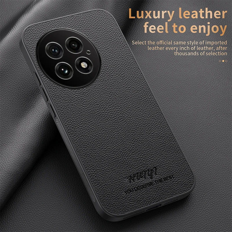 Funda para OnePlus 13 5G 1 + 13, soporte magnético de cuero para coche, protección completa de silicona para cámara, funda dura para teléfono OnePlus13 PJZ110 - imagen 5