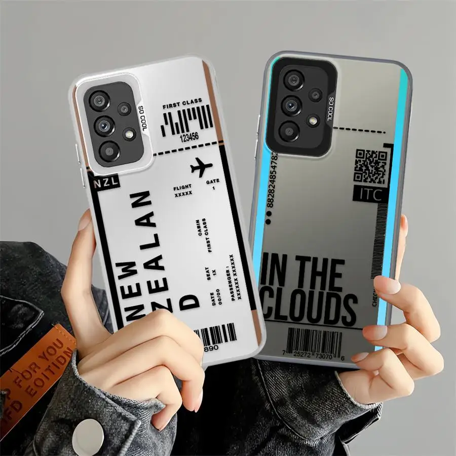 Funda para Xiaomi Redmi 10C A1 A2 Plus 9C K60 14C 12C 13C 9T A5 funda trasera para teléfono pase de embarque creativo